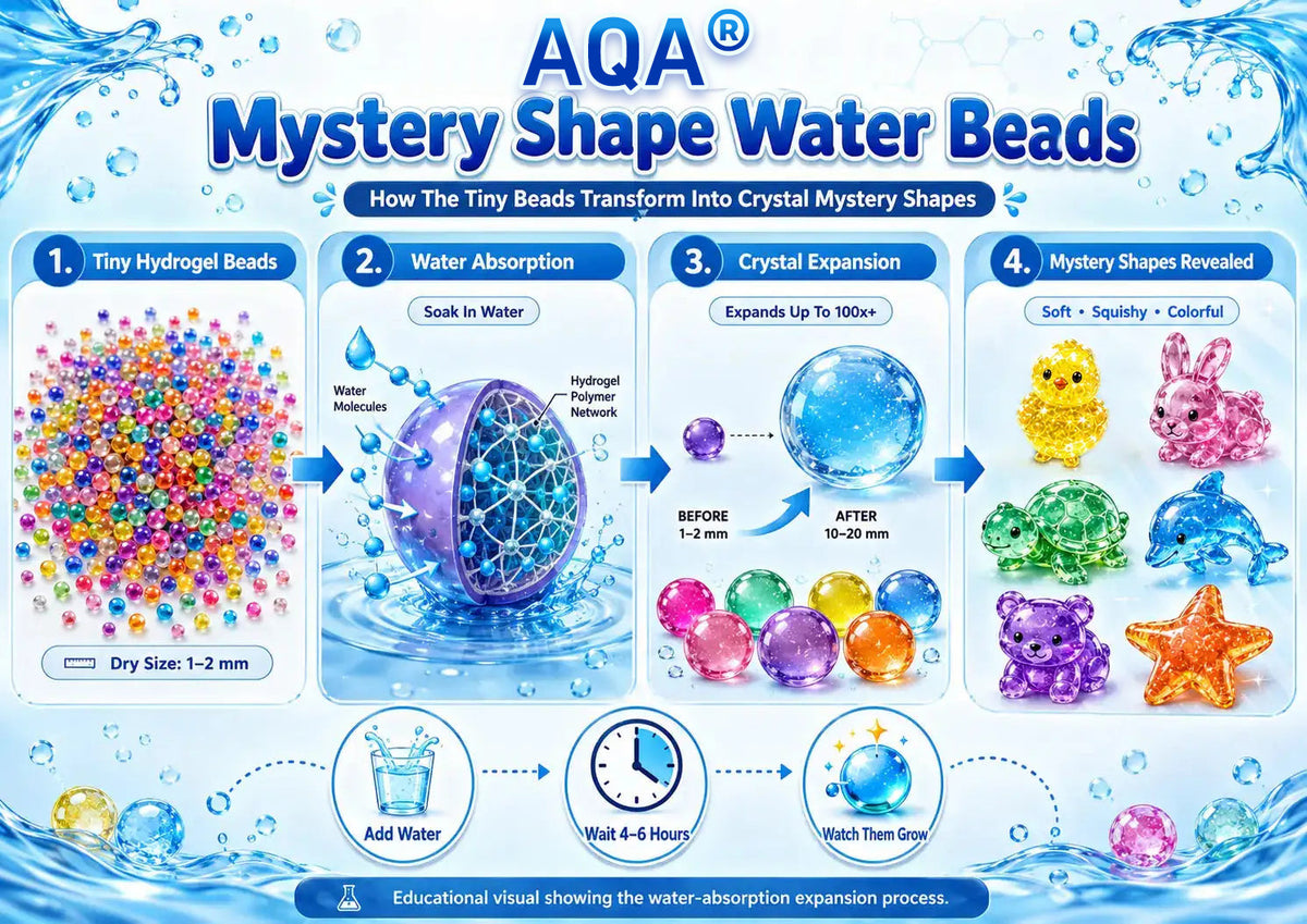AQA® Mystery Shape Water Beads