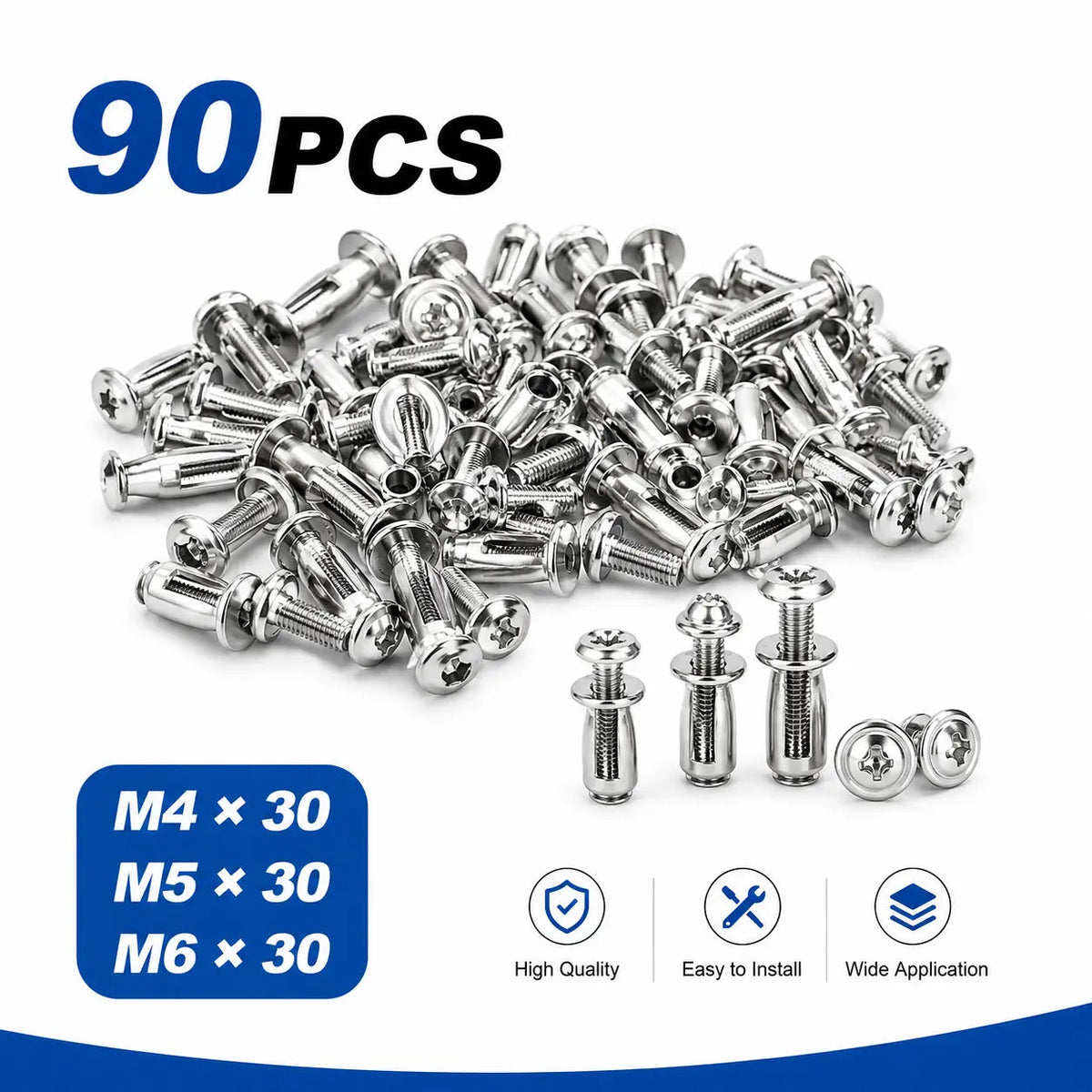 🔩 Heavy-Duty Petal Rivet Nut Set – Secure One-Side Fastening for Thin & Hollow Panels