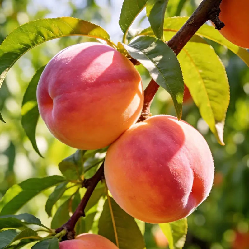 🔥 65K+ SOLD! 🍑 Heirloom "Honey Red" Dwarf Peach Tree Live Seeds