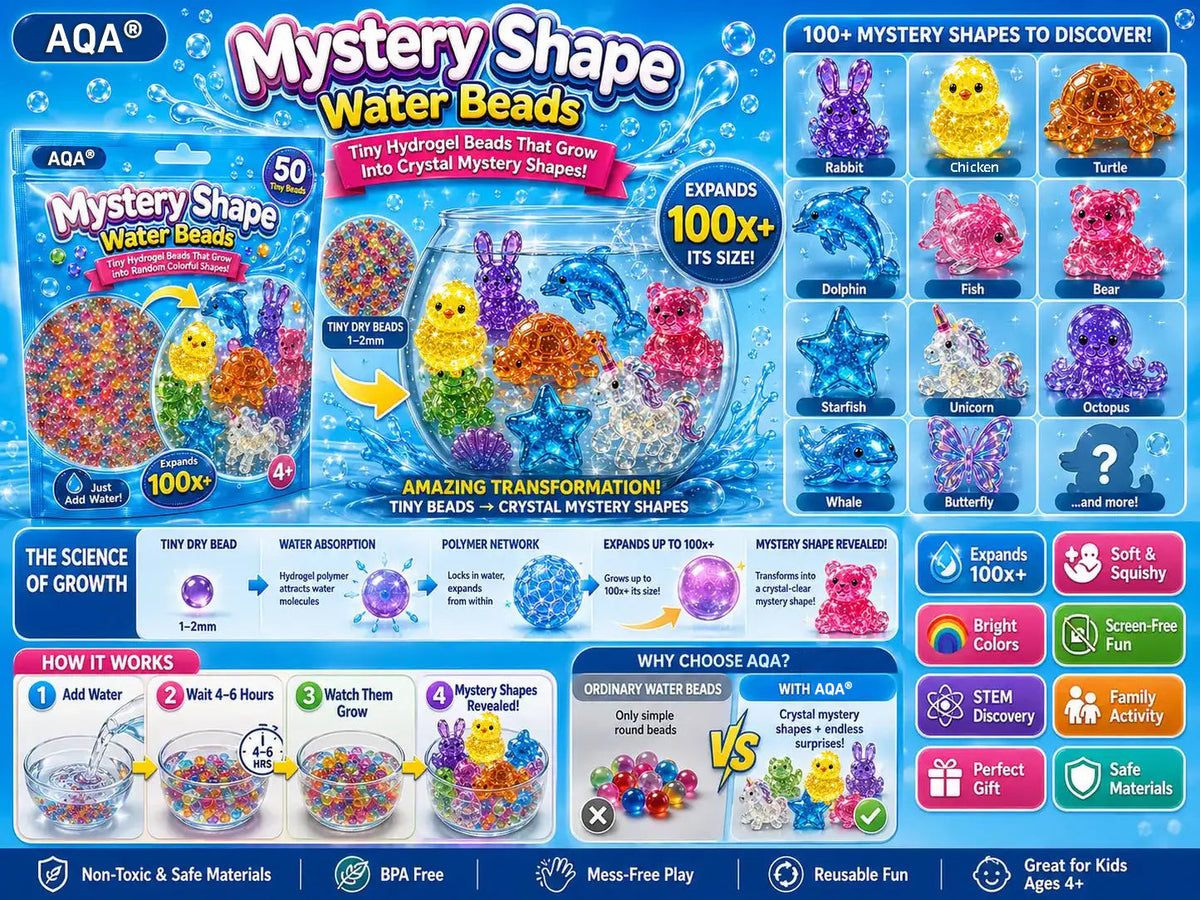 AQA® Mystery Shape Water Beads