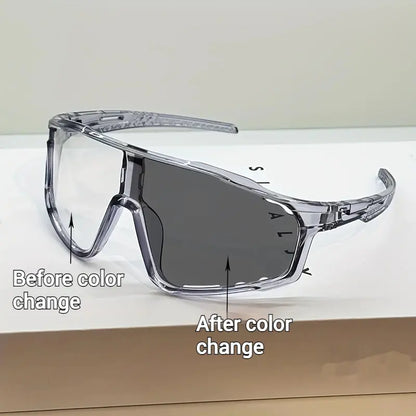 Photochromic UV Protection Sports Sunglasses