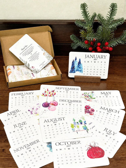 ✨🌱Eco-Friendly Plantable “Timeless” Seed Calendar 2027