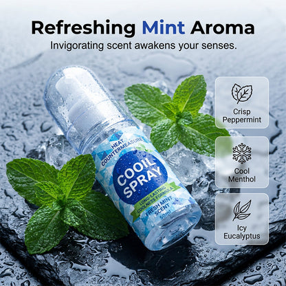 🔥Summer Heat Torture? One Spray Instantly Cool Your Clothes❄️, No Sticky Sweaty Discomfort!