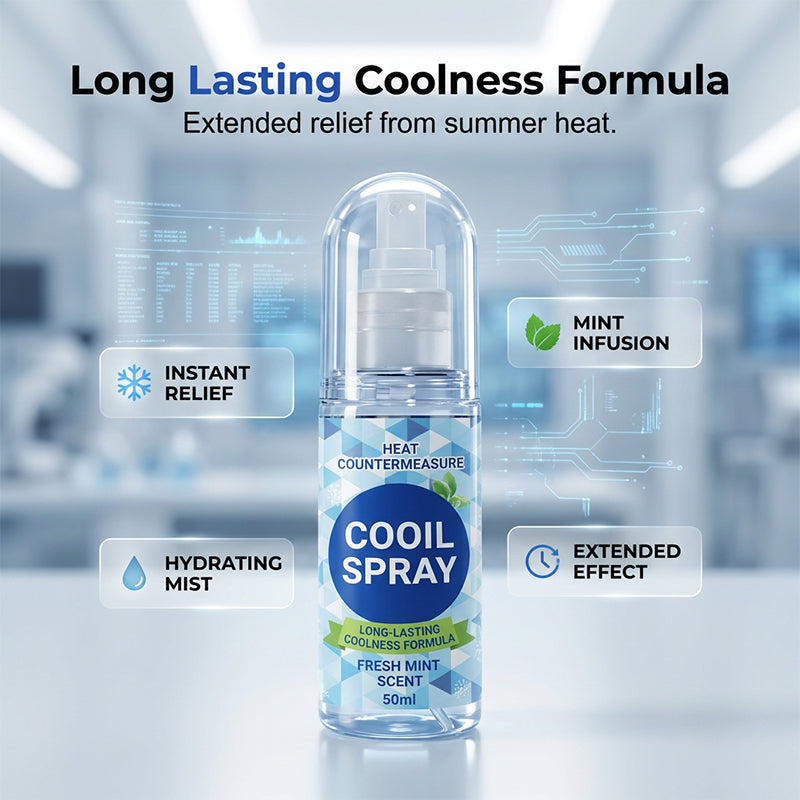 🔥Summer Heat Torture? One Spray Instantly Cool Your Clothes❄️, No Sticky Sweaty Discomfort!