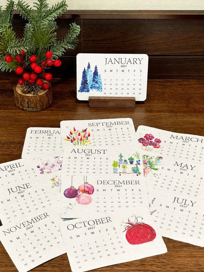 ✨🌱Eco-Friendly Plantable “Timeless” Seed Calendar 2027