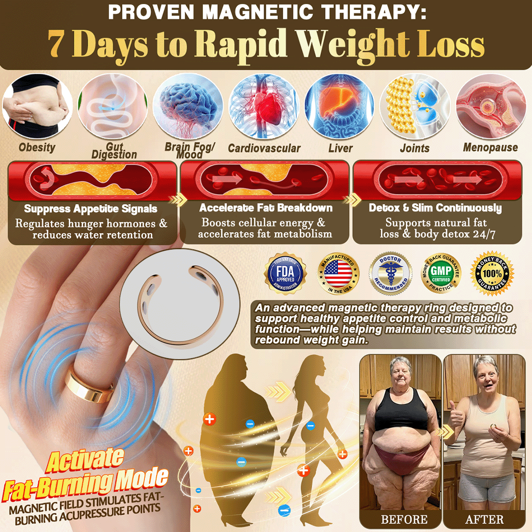 [2026 Breakthrough] 80% OFF ✅ Vorexilglow® Slimming Metabolism Magnetic Therapy Ring – Triple Metabolic Activation in Just 30 Minutes Daily