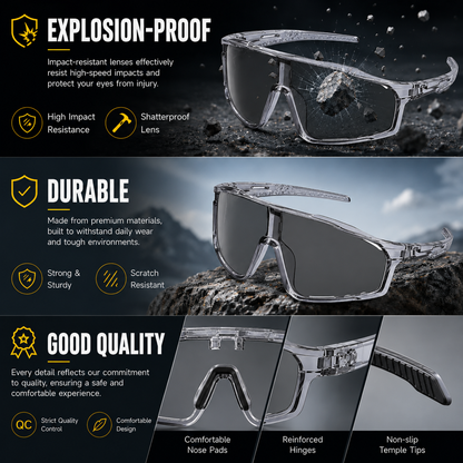 Photochromic UV Protection Sports Sunglasses