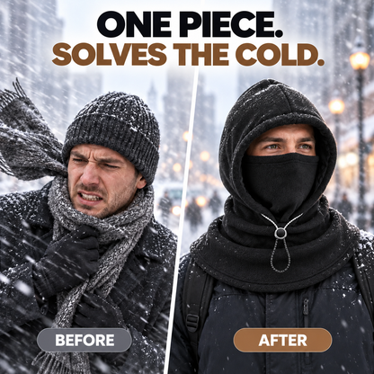 3-in-1 Winter Fleece Balaclava Hood 🧣❄️ Warm Face, Ear & Neck Cover