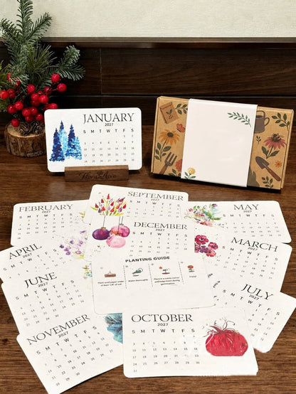✨🌱Eco-Friendly Plantable “Timeless” Seed Calendar 2027