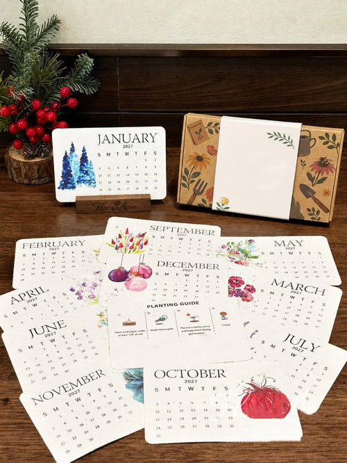✨🌱Eco-Friendly Plantable “Timeless” Seed Calendar 2027