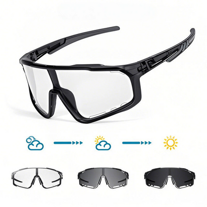 Photochromic UV Protection Sports Sunglasses