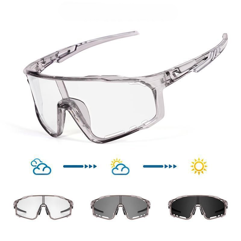 Photochromic UV Protection Sports Sunglasses