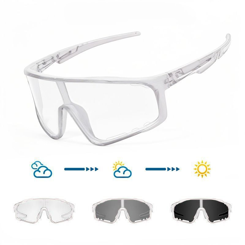 Photochromic UV Protection Sports Sunglasses